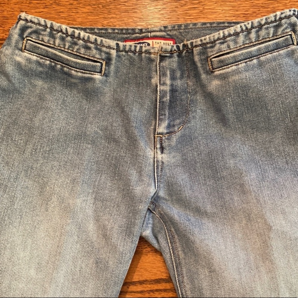Vintage OLD NAVY no waist band low rise jeans